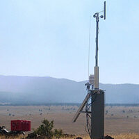 A remote weather station in the Gila National Forest in New Mexico (Credit: Gila National Forest)