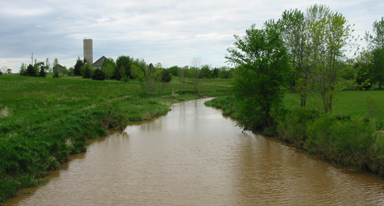 Bower Creek (Credit: Judy A. Horwatich/USGS)