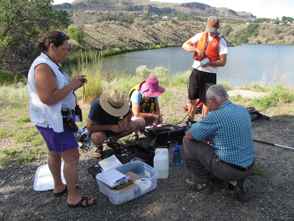 A group of teachers participating in some River Mile test programs (Credit: National Park Service)