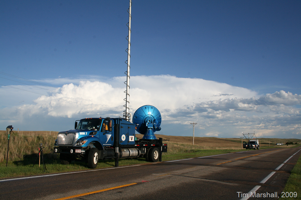 A Doppler on Wheels unit (Credit: Tim Marshall/Center for Severe Weather Research)
