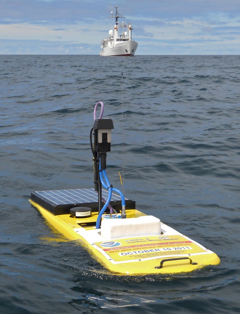 A Wave Glider platform (Credit: NOAA)