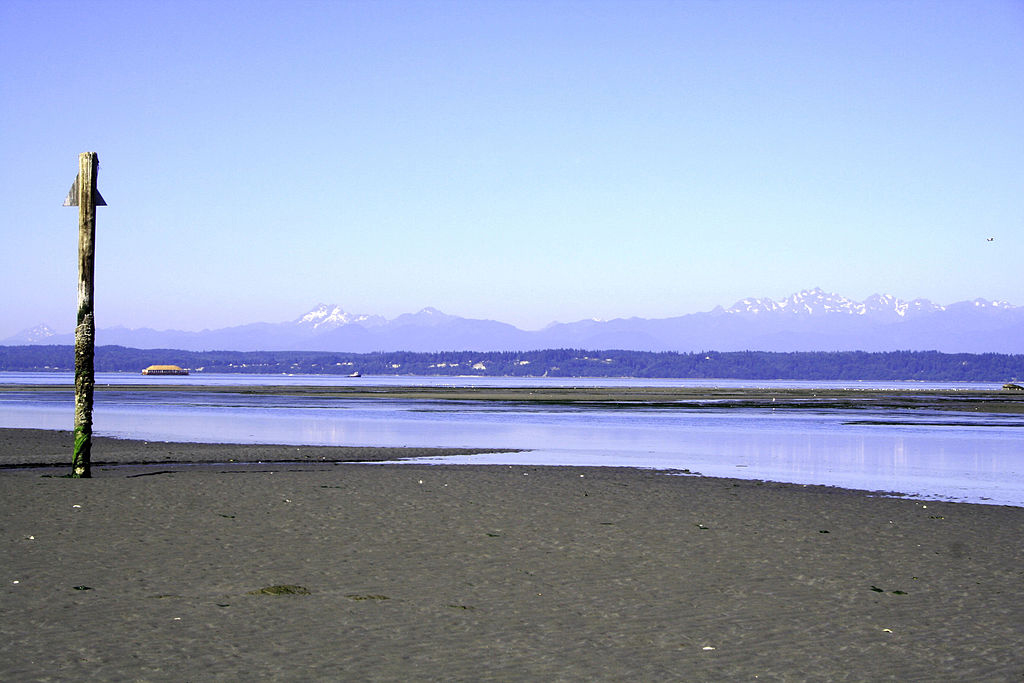 Low tide on Admiralty Inlet (Credit: Iwanafish, via Flickr)