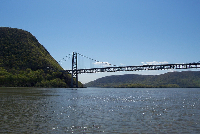 The Hudson River at  Bear Mountain Bridge (Credit: Cary Institute of Ecosystem Studies)
