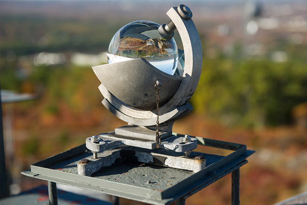 Blue Hill Observatory sunshine recorder