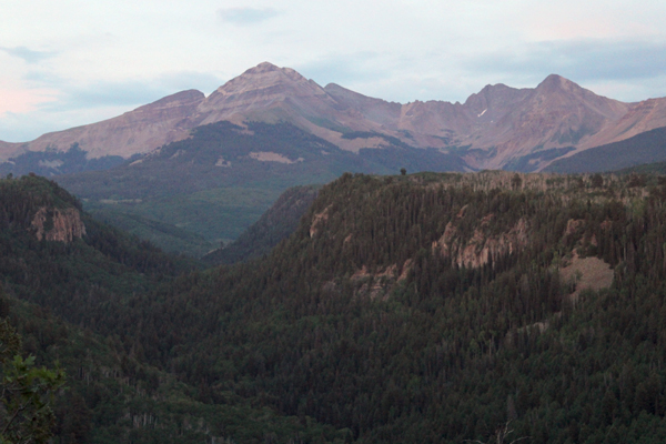 The La Plata Mountains. (Credit: Leander Anderegg / University of Washington)