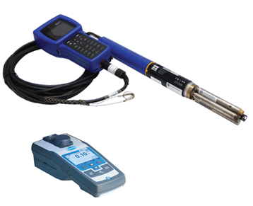 YSI EXO2 with turbidity sensor and Hach 2100Q turbidimeter are commonly used for measuring turbidity.