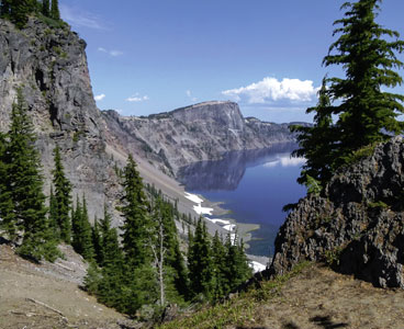 Volcanic lake