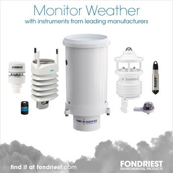 Monitor weather with instruments from leading manufacturers