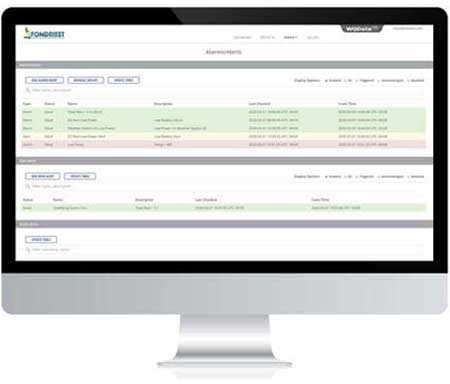 Monitor and control alarms