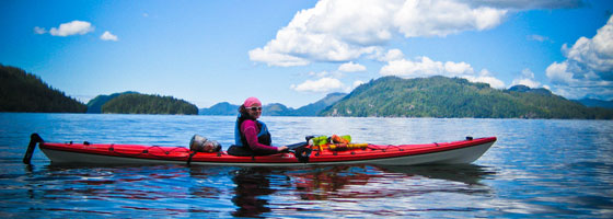 kayak lady