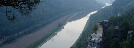 The Elbe River (Credit: Ekem, via Wikimedia Commons)