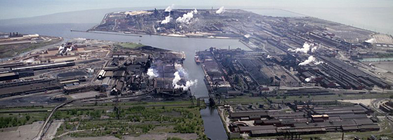 Indiana Harbor and Ship Canal (Credit: Army Corps of Engineers, via Wikimedia Commons)