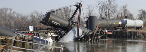 Train derailment in Paulsboro, N.J. (Credit: U.S. Coast Guard)