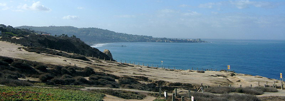Pacific Coast of San Diego County (Credit: Abeach4u, via Wikimedia Commons)