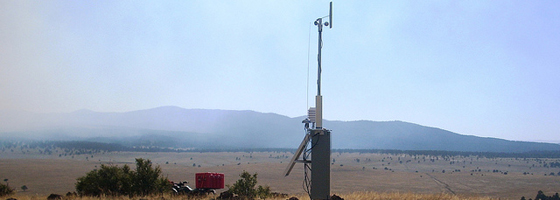 monitoring networks / A remote weather station in the Gila National Forest in New Mexico (Credit: Gila National Forest)