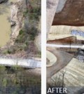 The restoration saved this bridge, the only direct thoroughfare, just outside the town of Ripley, Tenn. (Credit: USDA/NRCS)