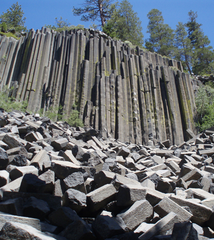 Devils Postpile National Monument in the Sierra Nevada Mountains (Credit: U.S. National Parks Service)