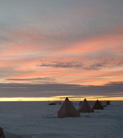 Ice core camp (Credit: Natural Environment Research Council)