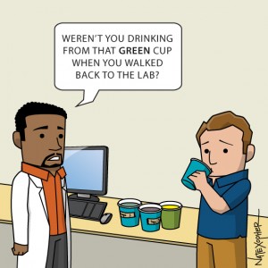 green cup