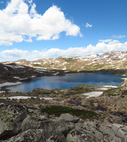 Greenland lake (Credit: University of Maine Climate Change Institute)