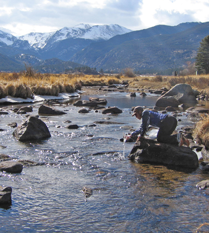A stream in the Big Thompson River Watershed, a site in the USGS Hydrologic Benchmark Network (Credit: USGS)