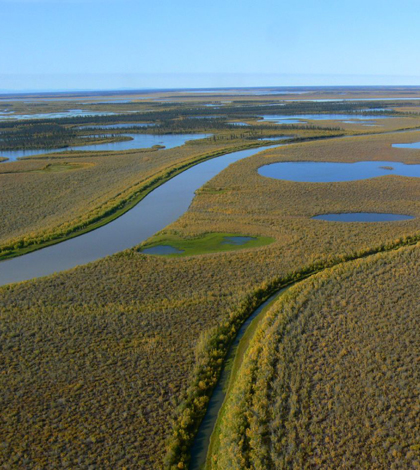Canada’s Mackenzie River in the Northwest Territories (Credit: Tania Liu, via Flickr)