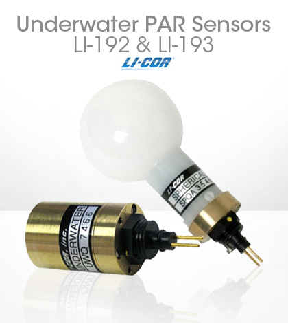 LI-COR PAR Sensors LI-192 and LI-193