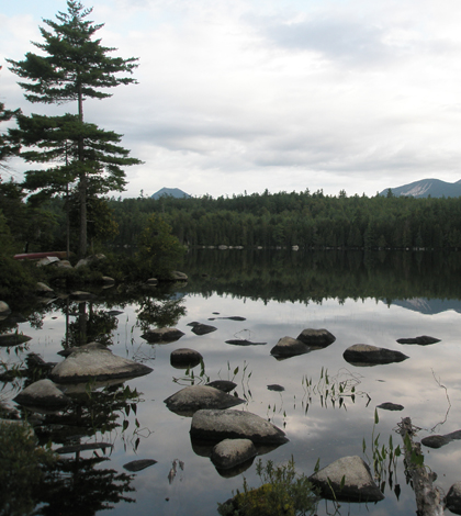 Knowlton Pond is among Maine's 5,500 lakes and ponds larger than 1 hectare (Credit: Ian McCullough)