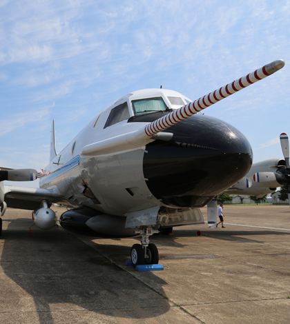 Airborne measurements for the Southern Atmosphere Study are collect by NOAA's WP-3D aircraft (Credit: David Oonk/CIRES)