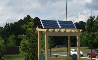 Village Green Project builds air quality awareness with monitoring park bench