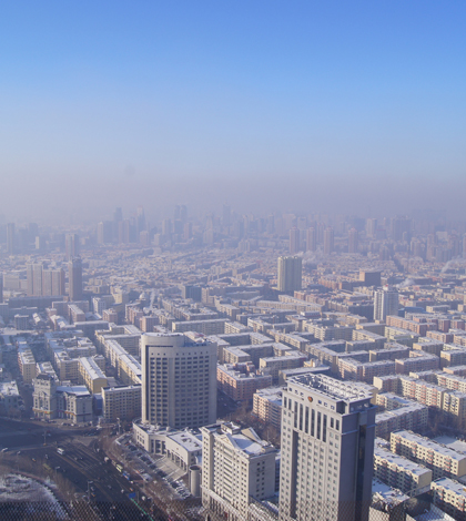 Smog over Harbin in December 2012 (Credit: Fredrik Rubensson, via Flickr)