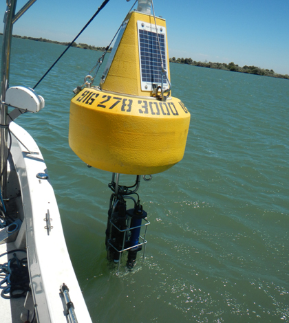 A nutrient and water quality monitoring network in the San Francisco Estuary and Sacramento River Delta (Credit: USGS)