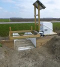 A USDA edge-of-field monitoring station in the Sandusky Watershed (Credit: Kevin King)