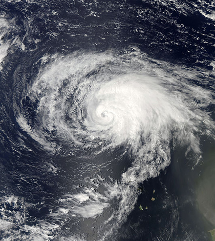 Hurricane Humberto on Sept. 13, 2013 (Credit: NASA, MODIS/ LANCE, via Wikimedia Commons)