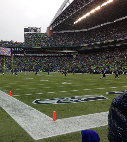 Seattle Seahawks game at CenturyLink Field (Credit: erocsid, via Flickr)