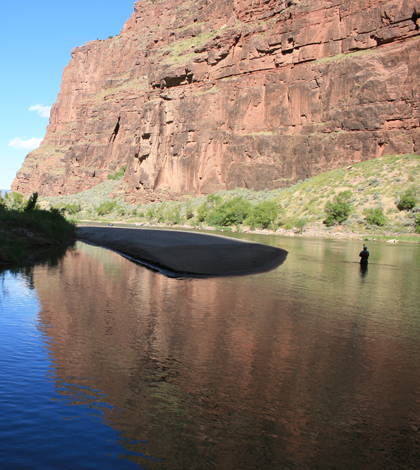 The Green River where it flows through the Canyon of Lodore in Dinosaur National Monument (Credit: Ted Melis/USGS)