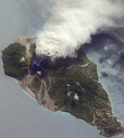 Soufrière Volcano (Credit: NASA)