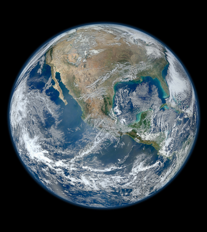 NASA satellite mosaic of Earth (Credit: NASA)