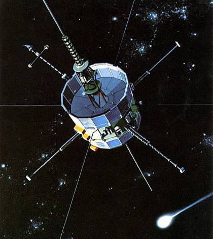 Artistic rendering of the ISEE3 (Credit: NASA, via Wikimedia Commons)