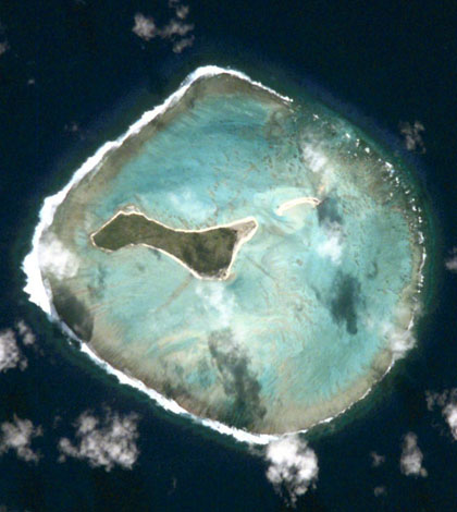 Oeno Atoll of the Pitcairn Islands (Credit: NASA, via Flickr)