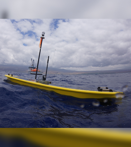 The Wave Glider platform developed by Liquid Robotics (Credit: Liquid Robotics)