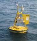 A PMEL buoy moored off the Georgia cost equipped with the MAPCO2 monitoring system (Credit: NOAA)