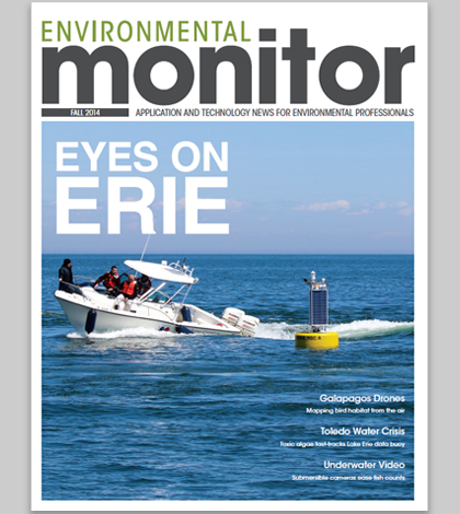 Cover of the Fall 2014 Environmental Monitor quarterly (Credit: Nate Christopher)