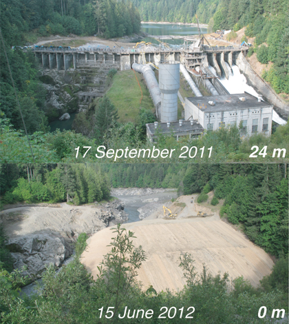 dam removal The decommissioning of Elwha Dam from start to finish. (Credit: Erdman Video Systems and National Park Services)