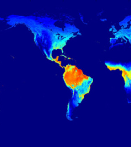 Evapotranspiration compiled from MODIS/NASA. (Courtesy of University of Maryland)