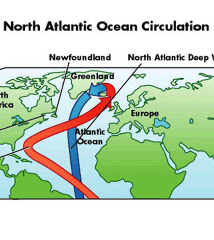 The Gulf Stream is weakening, which could have big impacts on ecosystems. (Credit: NASA)