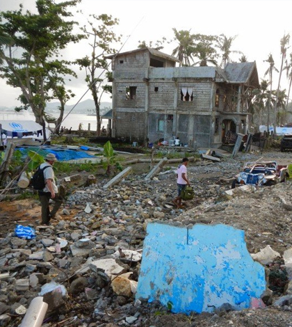 Typhoon Haiyan was the strongest hurricane ever recorded to make landfall. (Credit: Bayani Cardenas)