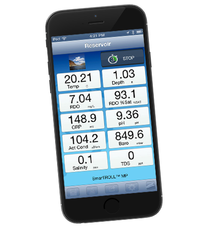 New app works with In-Situ water quality meters. (Credit: In-Situ)