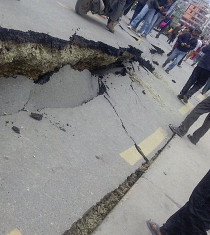 Damage done during the Nepal earthquake of 2015. (Credit: Krish Dulal/CC BY 4.0)