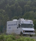 Air quality measurements were taken using the Aerodyne Research Mobile Laboratory. (Credit: Drexel University)